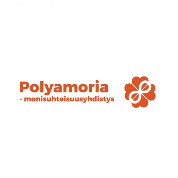 Kuvassa on Polyamoria – Monisuhteisuusyhdistys ry:n tunnus.