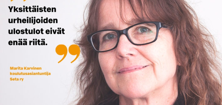 Marita Karvinen ja ulostuloartikkeli
