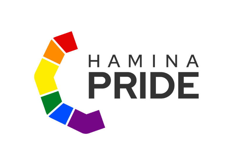 Kuvassa on Hamina Pride ry:n tunnus.